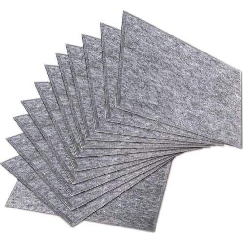 Quality 12 Pcs Acoustic Panel,Soundproof Studio,Beveled Foam Fireproof Sound Insulation Wall Decoration Acoustic Treatment