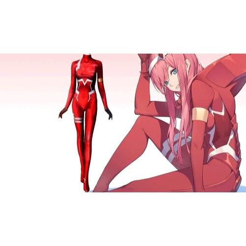 DARLING in the FRANXX Zero Two Cosplay Costume 3D Print Custom Made Zentai suit for halloween freeshipping