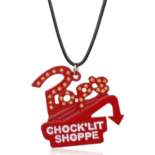 Fashion Riverdale Necklace Pops CHOCK'LIT SHOPPE Pendant Necklace Hip Hop neck Chain collar for Men Women Punk Pendants jewelry