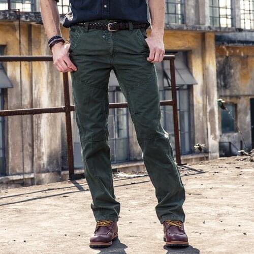 Men High Quality City Tactical Pants Multi Pockets Cargo Pants Military Combat Cotton Pant SWAT Army Casual Trousers Hike Pants