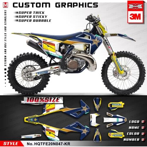 KUNGFU GRAPHICS Vinyl Wrap Kit Stickers for TE FE TC FC TX FX FS 125 150i 250i 300i 350 450 501 2019 2020 2021