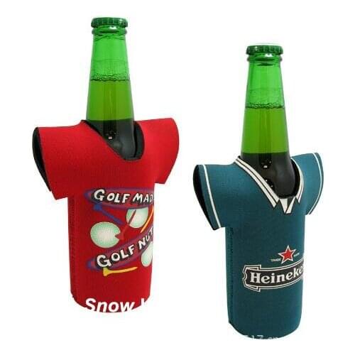 Neoprene SBR Beer bottle Holders with Customized Clothes Pattern ,Free Shipping
