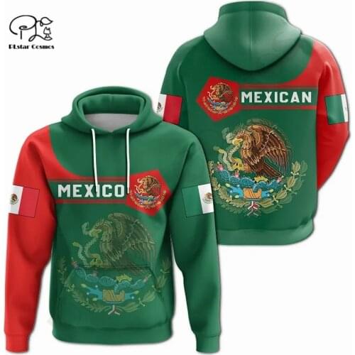 PLstar Cosmos 3DPrint Newest Sport Mexico Country Flag Unique Men/Women Cozy Hrajuku Casual Streetwear Hoodie/Zip/Sweatshirt 3