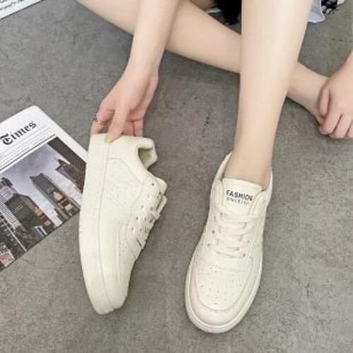 YSHUNIJ 2021 New Black and White Panda Womens Shoes Color Matching Platform White Shoes C01