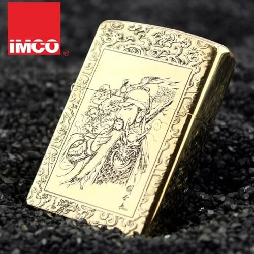 New Deep Carving Kerosene Wheel Lighter Old Style Retro Classic Personality Windproof Lighter Mens Smoking Gadget