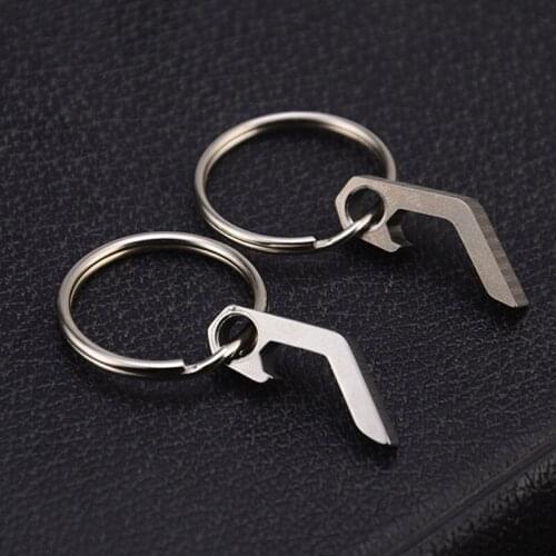Wholesale EDC Mini Gear Lightweight Bottle Beer Opener Keyring Pocket Tool Utility Gadget Outdoor Camp Hike Sale