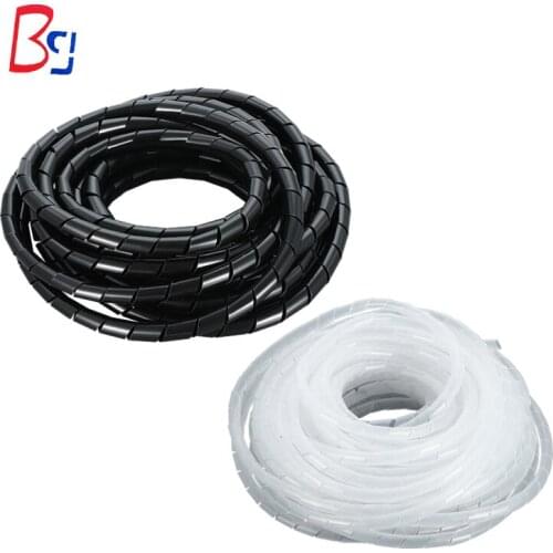 3 meter Cable Wire Wrap Organizer Spiral Tube Cable Winder Cord Protector Flexible Management Wire Storage Pipe