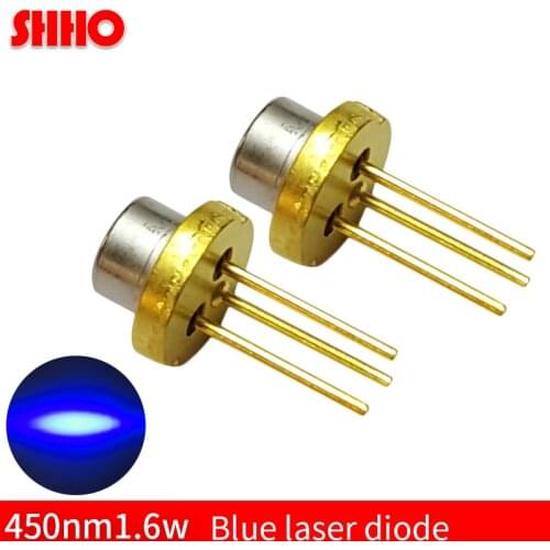 High power laser semiconductor TO18/diameter 5.6mm 450nm 1.6w blue laser diode photoelectric components medical devices parts