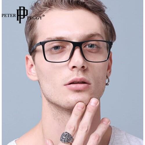 Rectangle Glasses Men Frames Optics Vintage Glasses Women Fashion Transparent Lens Prescription Myopia Eyeglasses Frames