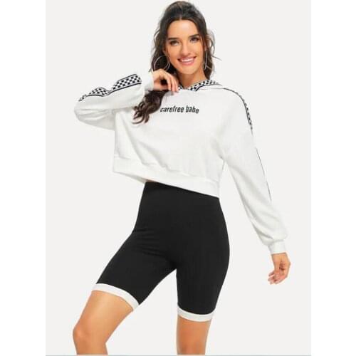 Women Bermuda Shorts Running Sports Stitching Five-Point Pants High Elastic Sports Riding Tights Running Yoga Shorts All-Match