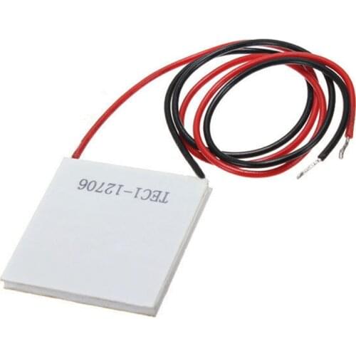 HOT-12V 5.8A 65W TEC1-12706 Thermoelectric Cooler Cooling Peltier Plate Module 40x40mm
