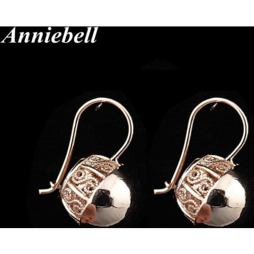 Women Earrings Fashion Ball Shape 585 Gold Color Earring High Quality Women Jewelry Earring