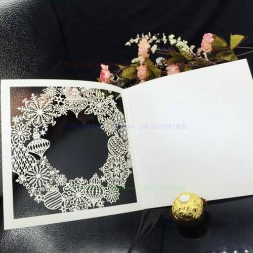 10pcs Hollow Wedding Invitation Cards Card Paper For Wedding Birthday Shower Party Decoration