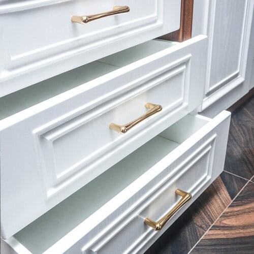 192mm Golden handle round knobs Zinc Alloy Furniture Cabinet pull Handle for Wardrobe