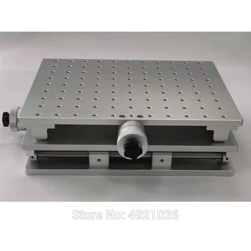 2D Worktable 2 Axis Moving Aluminum Workbench DIY Working Part Fiber CO2 Laser Marking Engraving Machine Factory Direct Supply