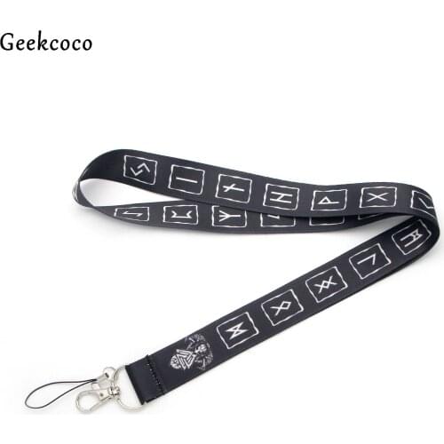 Vikings Mobile phone lanyard For keys ID Card Pass Gym USB badge holder DIY Hang Rope Tags Strap Neck Lanyards J0235