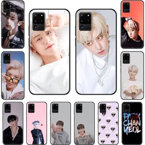 Kpop EXO Chanyeol Phone case For Samsung Galaxy S 3 4 5 6 7 8 9 10 E Plus Lite Edge black fashion bumper painting cover pretty