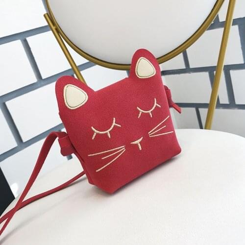 Children Kids Girls Mini Coin Bag Princess Suede PU Leather Small Hasp Wallets Crossbody Bags Purse Bag