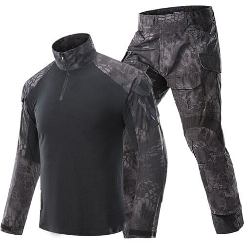 G3 Camouflage BDU Military Uniform Army Combat Shirt Pants Suit Tactical Airsoft Sniper Clothing Multicam Black Hunting Clothes