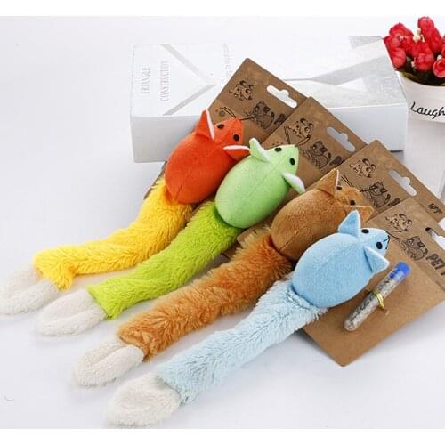 Long Tail Mouse Cat Teaster Pet Toys Cat Toys Mouse Trainning Playing Toys