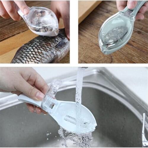Planer Tool Remove Fish Scale Kitchen Fast Scraper Brush Remove Fish Knife Scraper Clean Environmental Plastic Peeling Machine