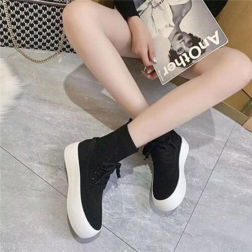 Ladies High Help Sneakers Mesh Breathable Running Shoes For Women Ultra Light Summer Outdoor Fashion Zapatillas 2021 New Arrival
