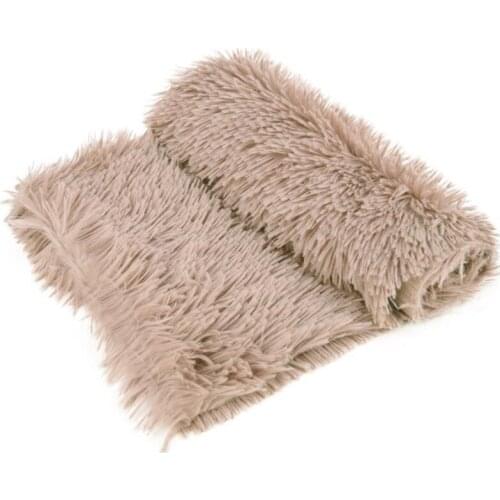 Newborn Baby Faux Fur Photograph Prop Blanket Infant Sleeping Swaddle Blankets