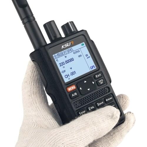 KSUN Walkie Talkie 10W High Power X-UV98D Full Band GPS Positioning Dual Display Multifunction Outdoor Handheld 100km CB Radio