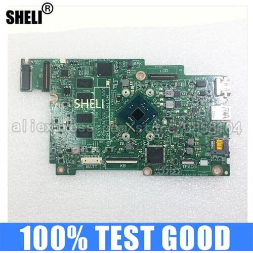 SHELI for Dell Inspiron 11 3162 Laptop Motherboard Notebook Pc Mainboard with N3050 2gb 2yv73 Cn-02yv73 02yv73 100% Test OK DDR3