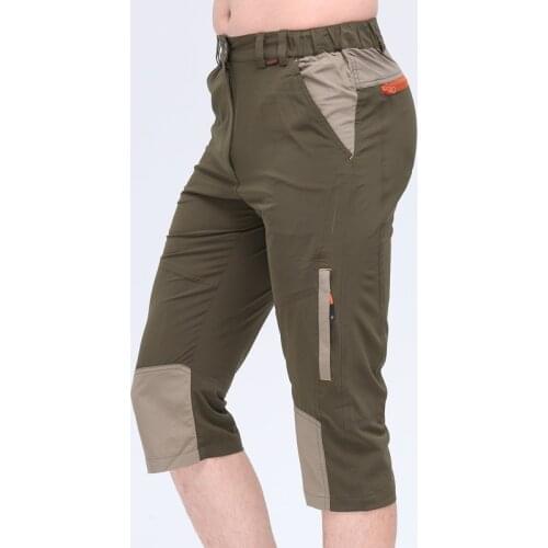Men Women Summer Stretch Quick Dry Splice Skin Shorts Male Outdoor Climbing Cycyling Hiking Breathable Slim Sports Short Trouser