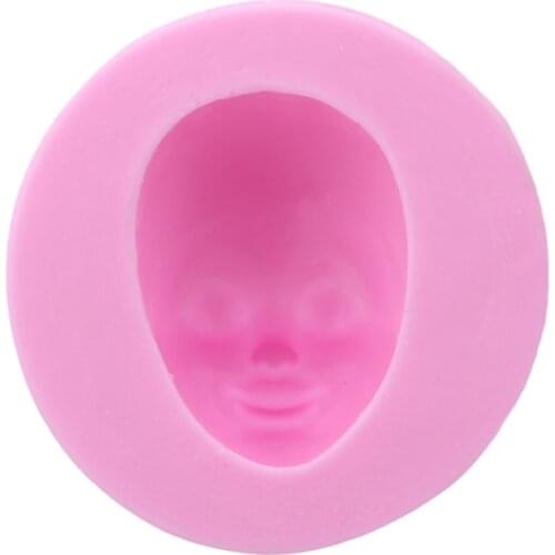 3D Baby Face Cooking Tools Silicone Mold Fondant Cake Decorating Tools Cake Chocolate Candy Jelly Baking Mold