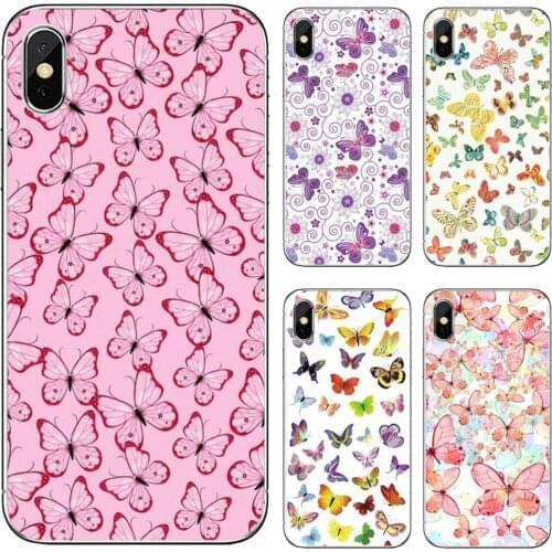 For Xiaomi Mi A1 A2 A3 5X 6X 8 9 9T 10 10T 11 Lite SE Pro Silicone Phone Cover Bag Painting-Palette-Geometry-Butterfly