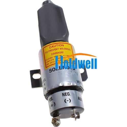 Holdwell Stop Solenoid 1700-2533 1751-24E3U1B1SI 24V for Woodward Shutdown Engine