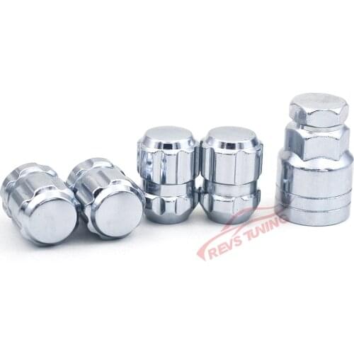 Spline Type M12x1.5 Steel Anti Theft Security Car Wheel Lock Nuts Locking Wheel Lug Nut For Honda Toyota