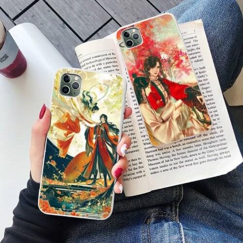 TGCF Tian Guan Ci Fu Phone Case Candy Color White for iPhone12 11 pro XS MAX 8 7 Plus X SE 2020 XR