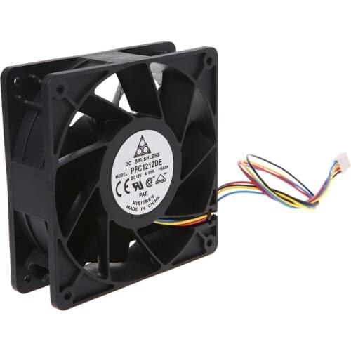 Computer Cooling Fan 120x120x38mm Brushless DC12V 4.8A 11-Blade Cooling Fan 12038 For Delta PFC1212DE