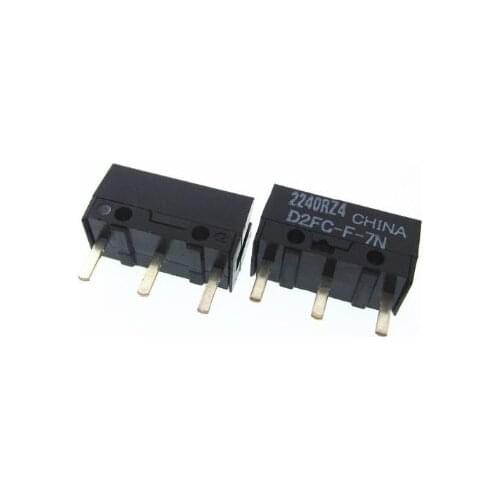 100PCS Micro Switch Microswitch D2FC-F-7N for Mouse D2F-J Microswitch Next Generation of D2FC-F-7N new original