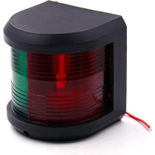 12V 24V ABS LED Navigation Light Lamp Signal For Marine Boat Yacht Trailer Red Green Side Light IP66 Waterproof