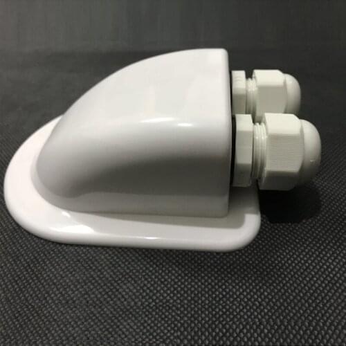 2 piece/lot UV-resistant ABS solar Roof Grommet Caravan and Marine Roof Mount Cable Entry with IP68 Glands Solar Cable Entry