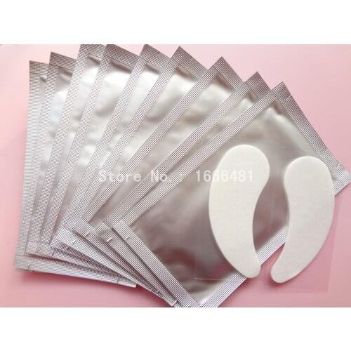 50pairs/lot Best Quality eyelash extension lint free eye pads from south korea