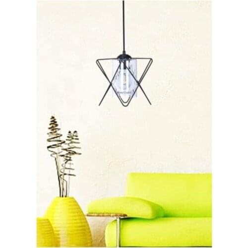 Custom Design Acrylic Smoked Glazed Black Pendant Lamp Chandelier