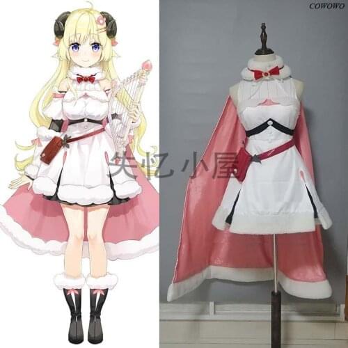 Anime! VTuber Hololive Tsunomaki Watame SJ Lolita Dress Lovely Uniform Cosplay Costume Halloween Party Suit Women Custom Made