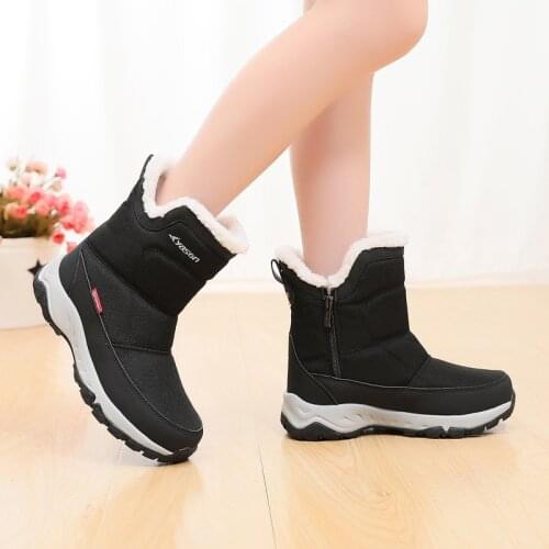 New 2020 Women winter boots platform ankle boots non-slip waterproof snow boots women winter shoes for -40 degrees