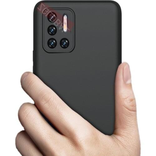 For Doogee N40 Pro Case Slim Soft Silicone Matte Phone Cover Camera Protctive Black