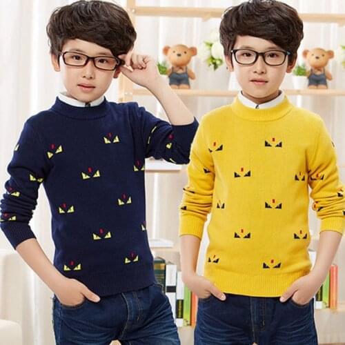 Childrens wear cotton childrens sweater 3-14 years old