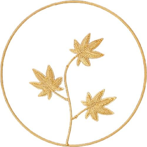 Ginkgo Biloba Wall Dec Ins Living Room Decoration Metal