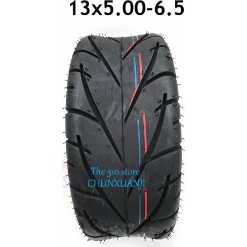 Good Quality Go-Kart Beach Car 13X5.00-6.5 Vacuum Tire Highway Tire 13*5.00-6.5 Tubeless Tire FLJ Scooter Motor Wheels Tyre