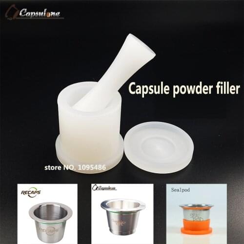 Capsulone STAINLESS STEEL Metal Capsule Compatible for Nespresso Refillable Reusable coffee capsule