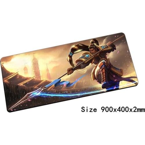 Xin Zhao mouse pad 90x40cm pad mouse lol notbook computer mousepad Seneschal of Demacia gaming padmouse gamer laptop mouse mats