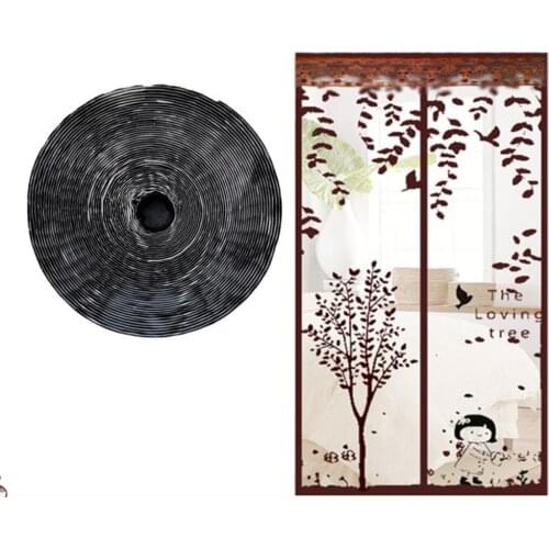 Hands-free Cartoon Magnetic Door Mesh Screens Mosquito Door Window Curtain Soft yarn curtain Block Mosquitoes